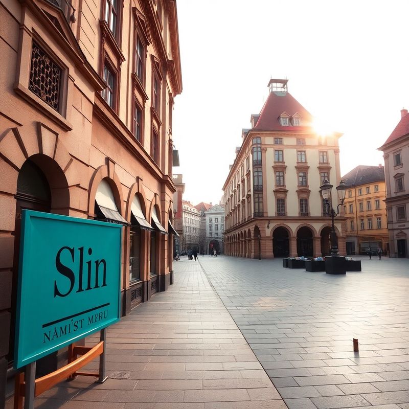 Náměstí Míru ve Zlíně, kde sídlí Novotný & Svoboda